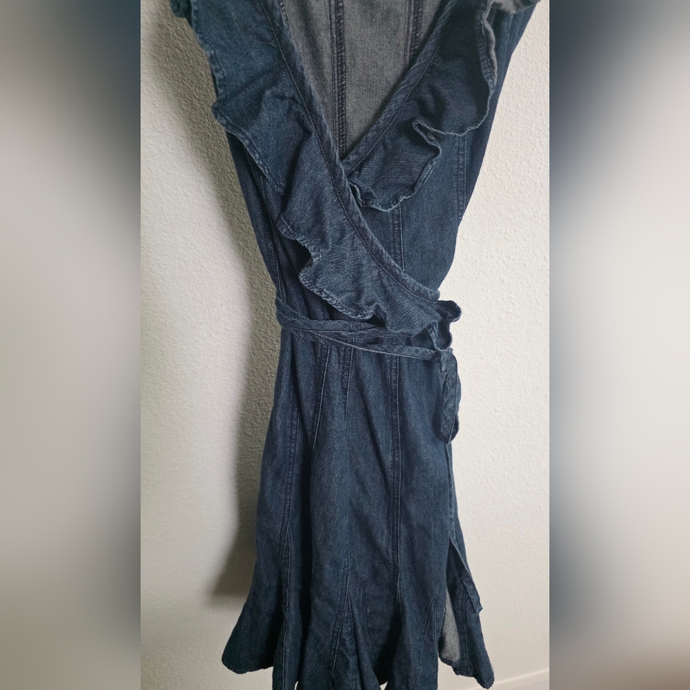 Ralph Lauren Asymmetrical Denim Dress